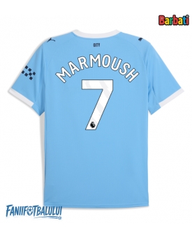 Manchester City Omar Marmoush #7 Tricou Fotbal Replică 2025-26 Barbati Acasa